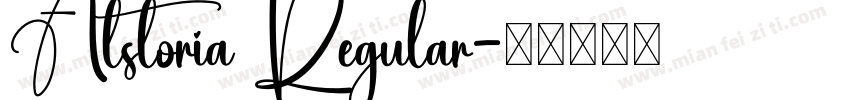 Alstoria Regular字体转换